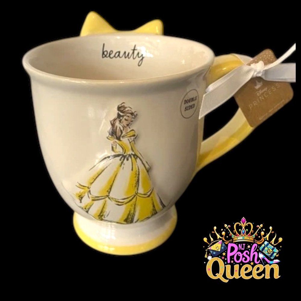 Rae Dunn Disney "Beauty and the Beast" Belle mug - Picture 1 of 6